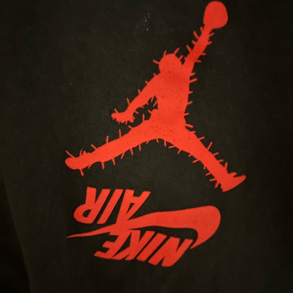 Cactus Jack by Travis Scott Black Tee with Red Graphic